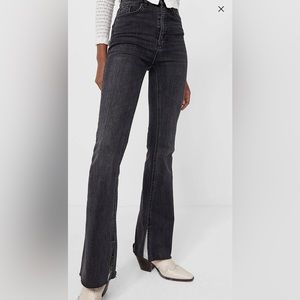 Stradivarius Black Flare Jeans